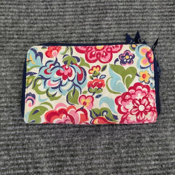 Vera Bradley Handbags - Vera Bradley "Hope Garden" Multicolor Floral Print Zip Around Wallet